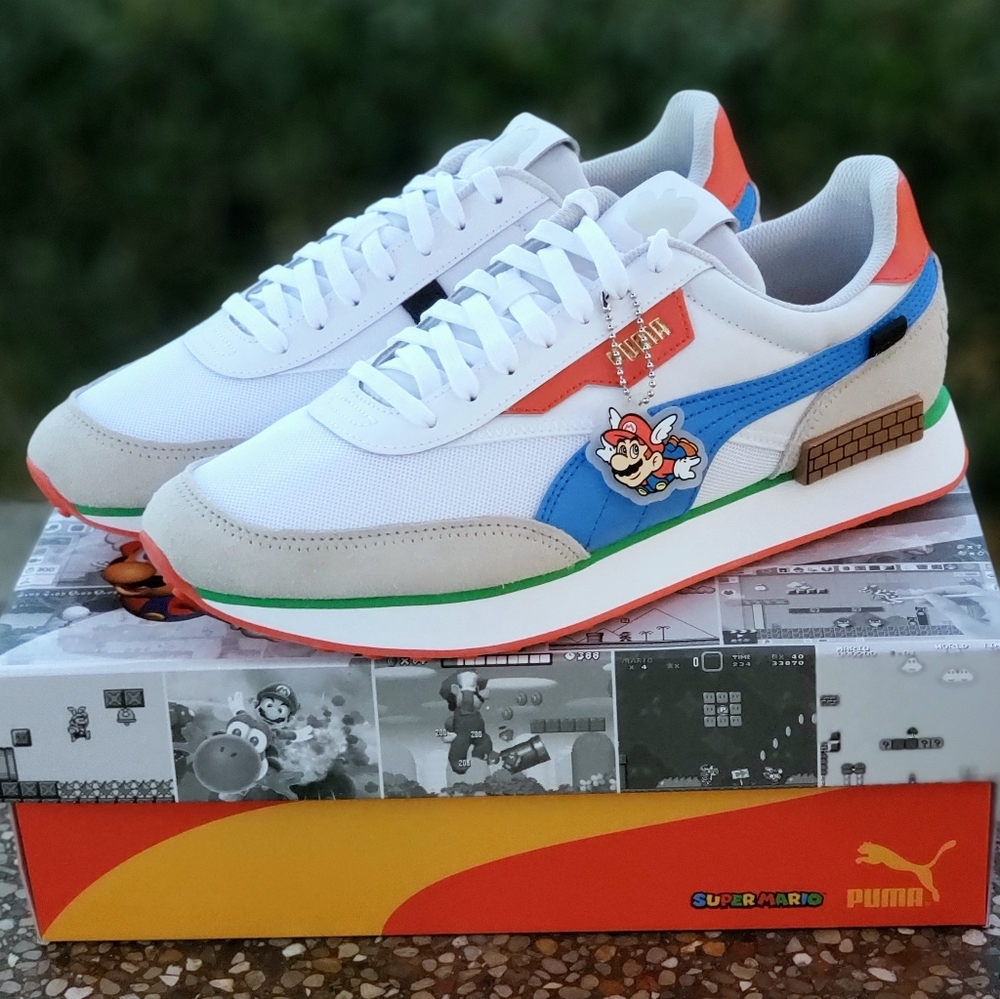 Puma Future Rider Super Mario 64 Nintendo Shoes - Picture 1 of 16